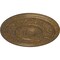 Ekena Millwork Tyrone Ceiling Medallion (Fits Canopies up to 6 3/4"), Hand-Painted Rubbed Bronze, 16 1/8"OD x 3/4"P CM16TYRZS - alternate 2